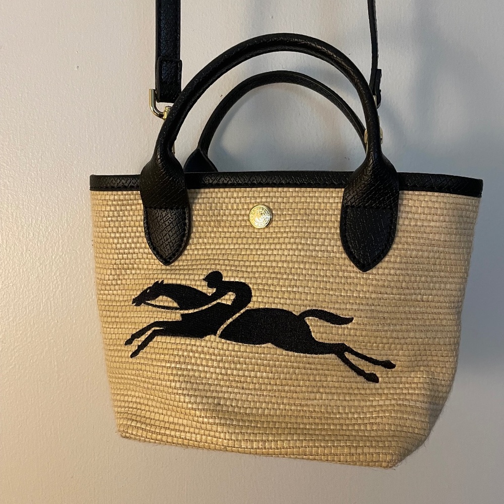 Longchamp Le Panier Pliage Small Top Handle Bag